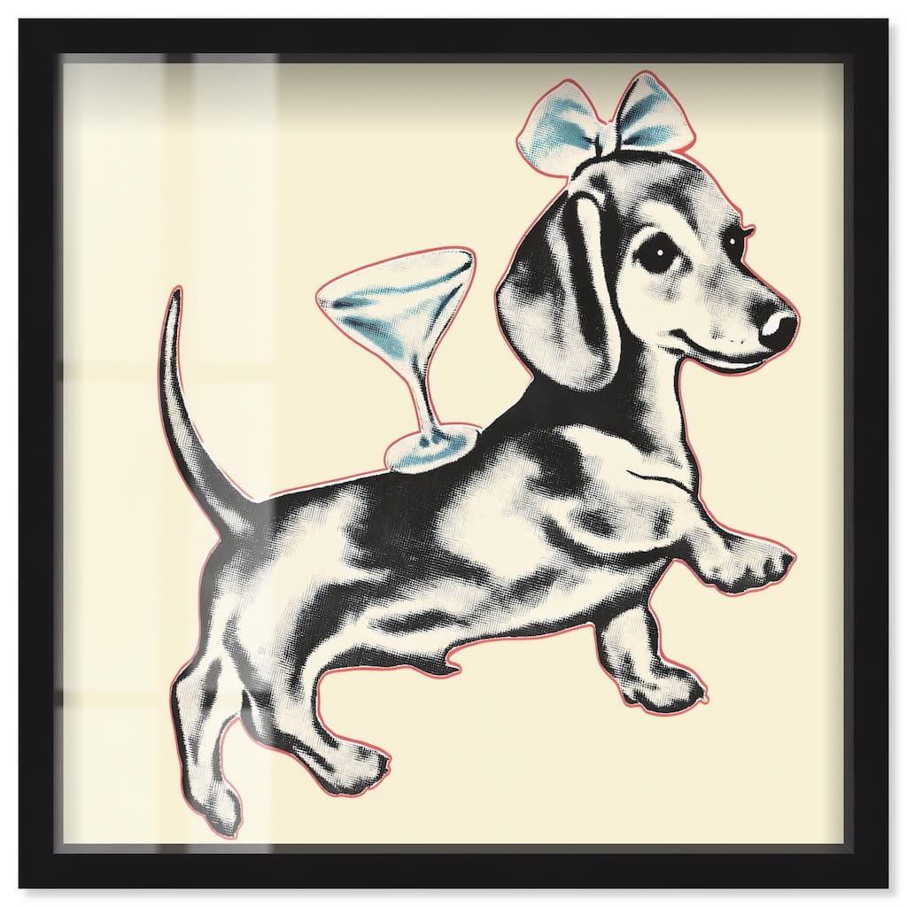 Martini Pup II Shadowbox by Art Remedy