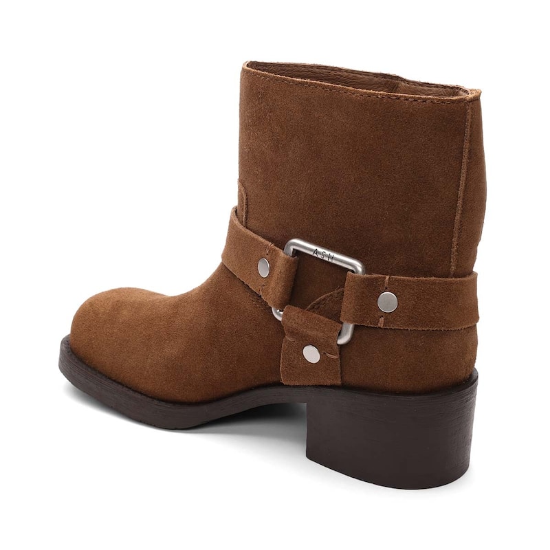 ASH Texas Buckled Suede Bootie