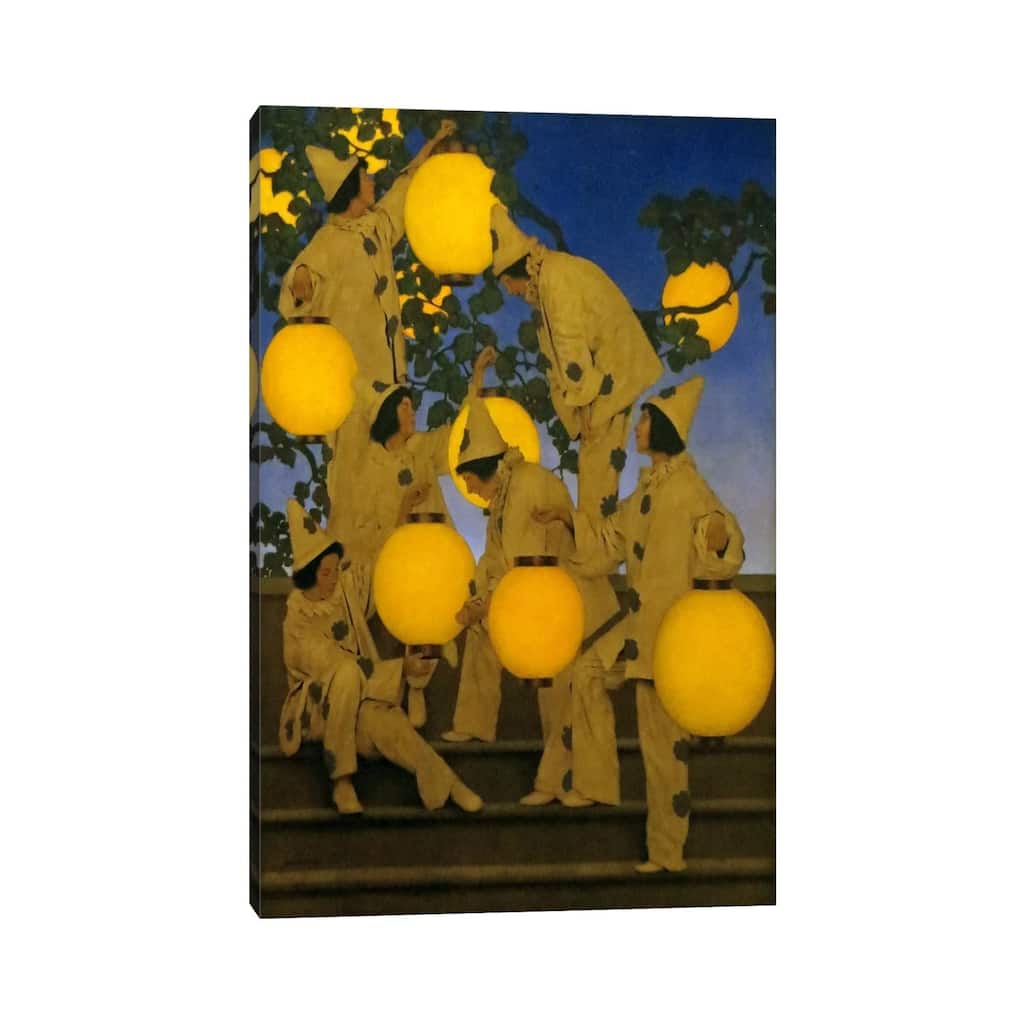 iCanvas "The Lantern Bearers" by Maxfield Parrish Canvas Print