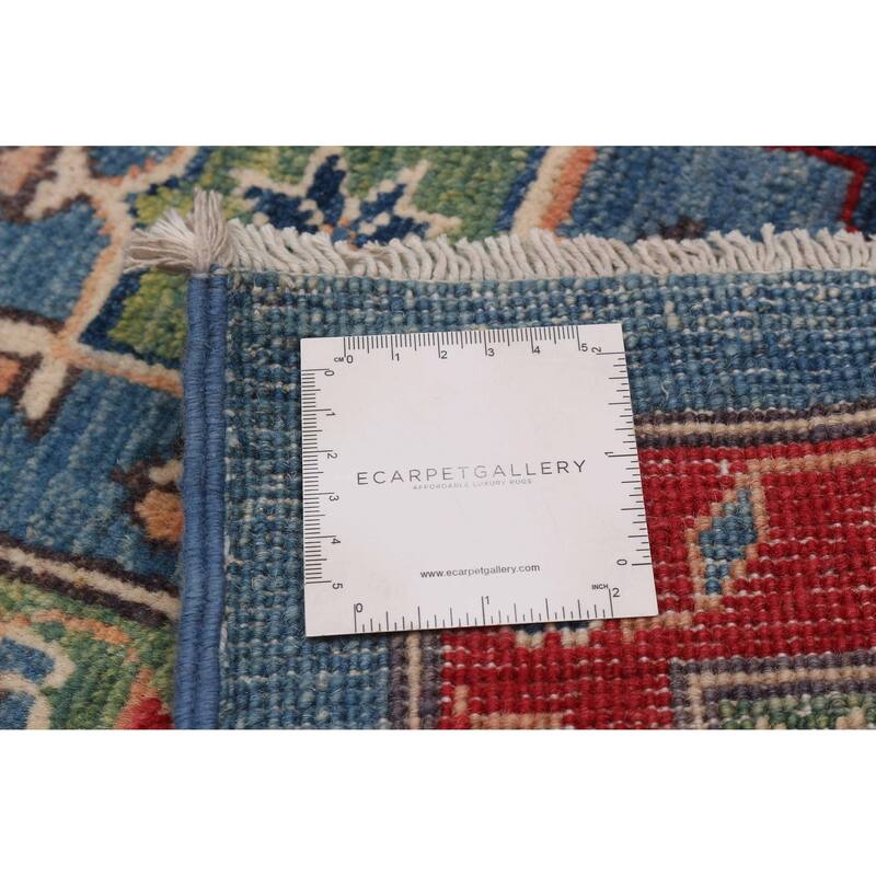 ECARPETGALLERY Hand-knotted Uzbek Ghazni Blue Wool Rug - 9'0 x 11'10