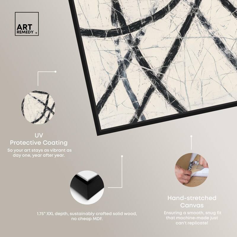 Intersecting Lines II Canvas by Art Remedy