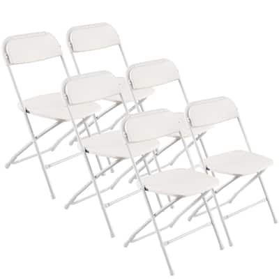 Portable Folding Leather Chair with Padded Cushion for Events