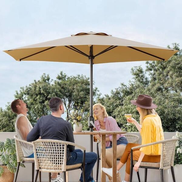 bed bath and beyond patio table umbrellas 7.5FT UV Protection Patio Table Umbrella Outdoor for Garden, Pool, Deck,  Backyard - Bed Bath & Beyond