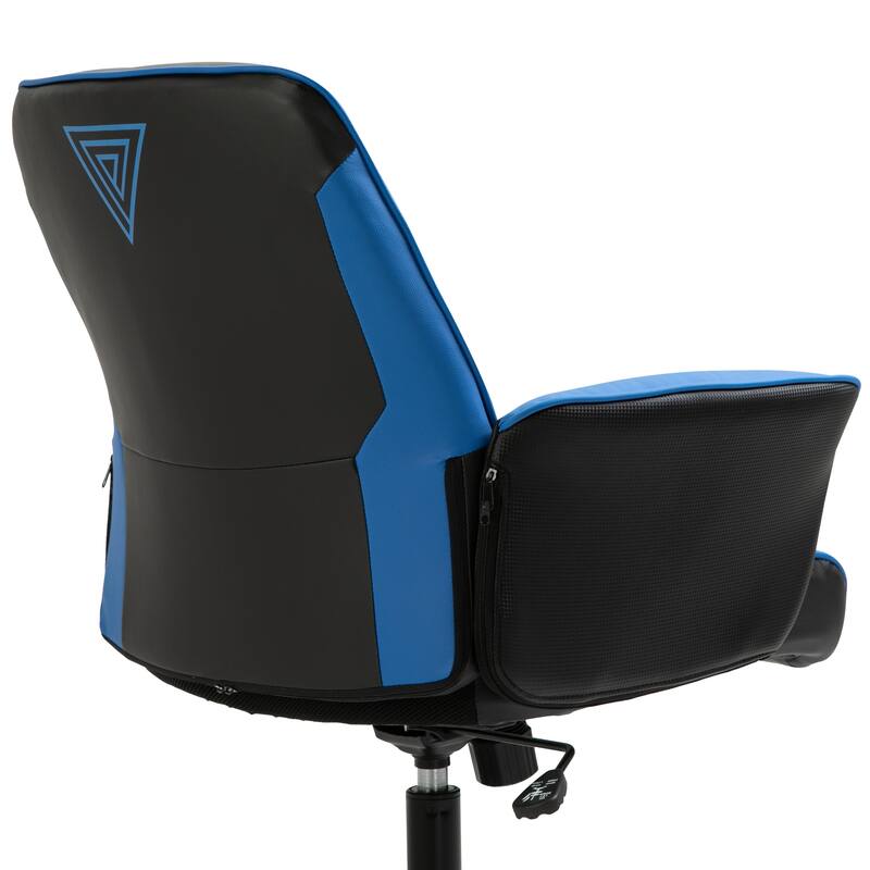 Vinsetto Office Chair Breathable Faux Leather Adjustable Height with Wheels, Armrest, Mid Back Home Racing Gaming Style