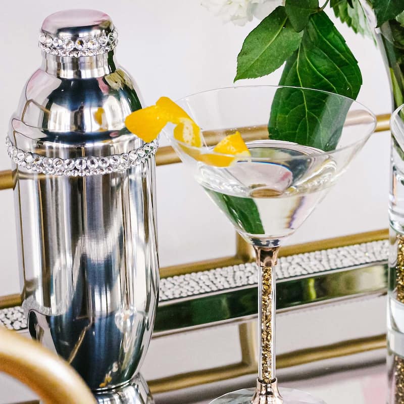 Sparkles Home Appian Rhinestone Cocktail Shaker - N/A