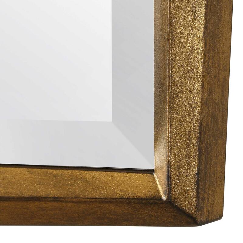Uttermost 08258 On Point 40" Square Beveled Wood Framed Accent Mirror