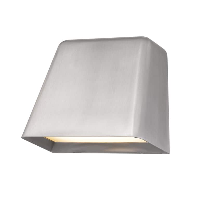 5.5 inch Brushed Aluminum LED Wall Sconce - Brushed Chrome
