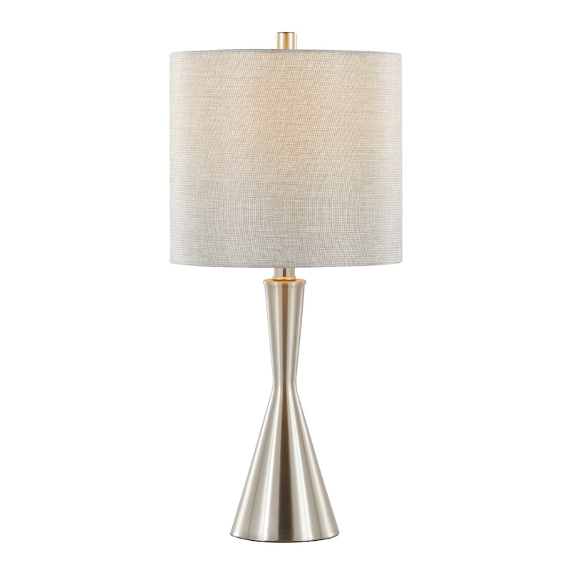 Gemma 23" Metal Hourglass Table Lamp (Set of 2)