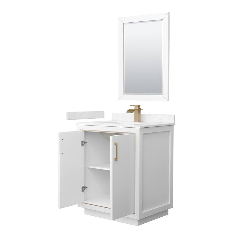 Wyndham Collection WCF1111-30S-VCA-M24 Icon 30" Free Standing Single