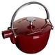 preview thumbnail 2 of 26, STAUB Cast Iron 1-qt Round Tea Kettle Grenadine