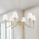 preview thumbnail 6 of 6, Kennedy 29.75" Wide 6-Light Chandelier