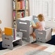 preview thumbnail 5 of 18, Gymax Kids Table & Chair Set 3-Piese Toddler Set w/2 Stools & Activity