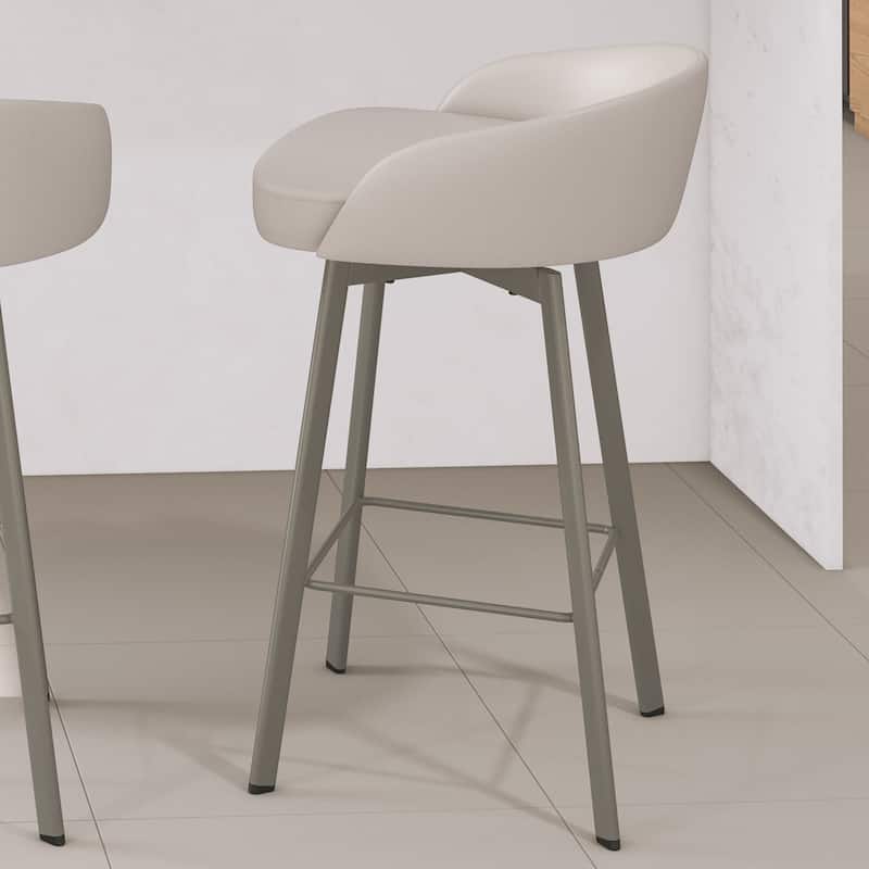 Amisco Cruz Swivel Counter and Bar Stool