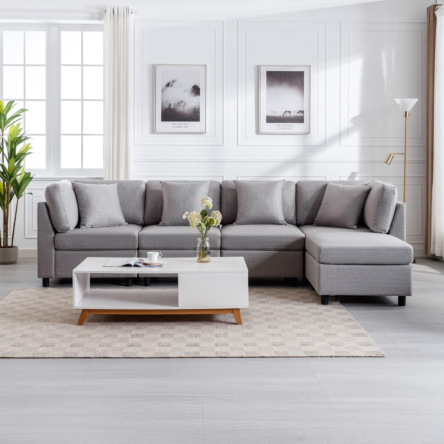Linen Sectional Sofas Bed Bath Beyond