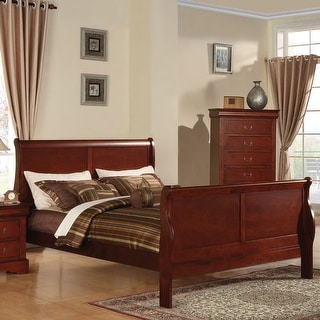 Louis Philippe III Cherry Wood Bed