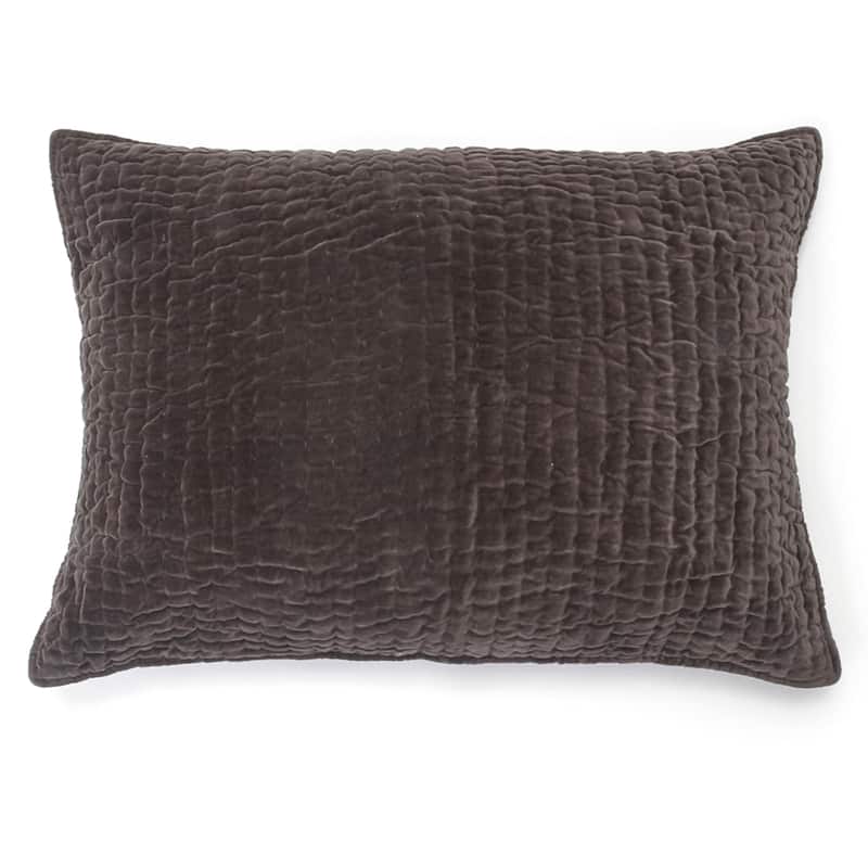 Hanet Cotton Lumbar Pillow - Charcoal