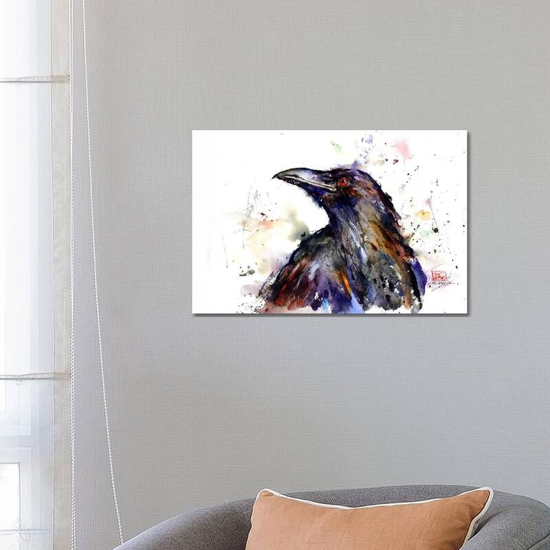 iCanvas "Crow" by Dean Crouser Canvas Print