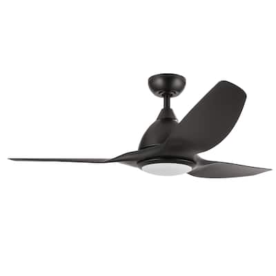 CO-Z 52" 3-Blade LED Ceiling Fan with Light Kit and Remote Control