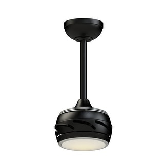 Fanimation Stellar 96 Indoor/Outdoor Smart Ceiling Fan DC Motor with LED CCT Select Light Kit and Remote