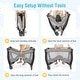 preview thumbnail 9 of 14, Portable Baby Nursery Center 4-in-1 Portable Travel Crib - 40" x 28.5" x 29" (L x W x H)