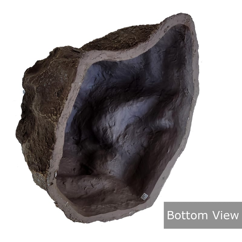 Outdoor Artificial Landscaping Rock Well Pump Cover Fiberglass Boulder