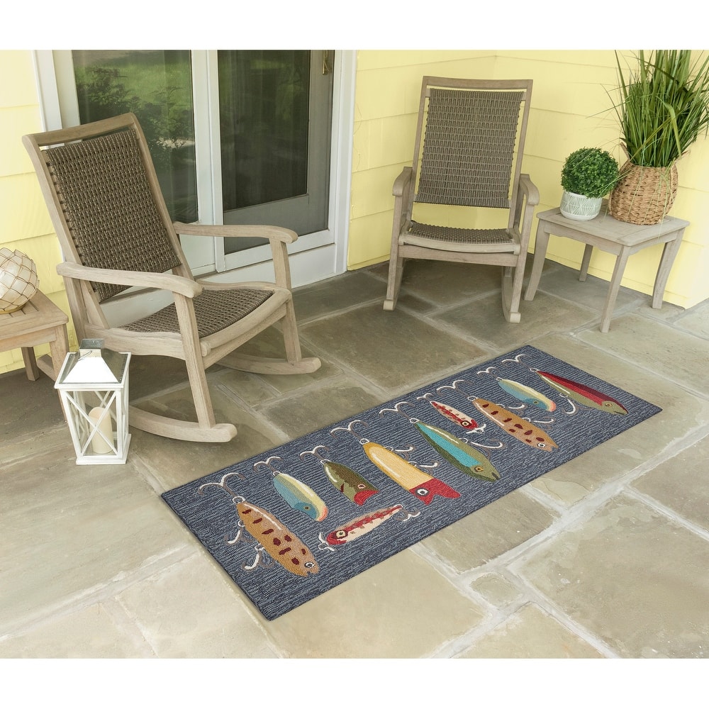 Liora Manne Frontporch Playing Hooky Indoor/Outdoor Rug