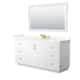 Option White, Gold Trim, Giotto Quartz Top