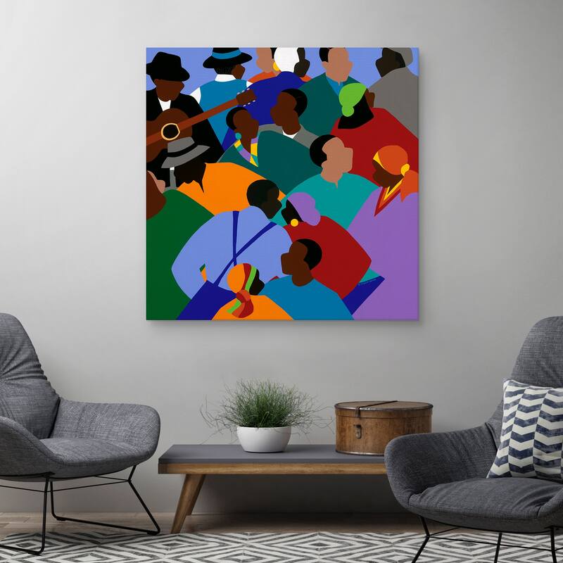 Jook Joint Gullah Islands by Synthia SAINT JAMES Canvas Art Print