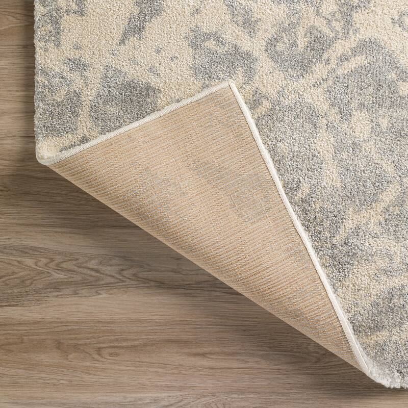 Addison Grayson Plush Abstract Fog 20"X30" Accent Rug