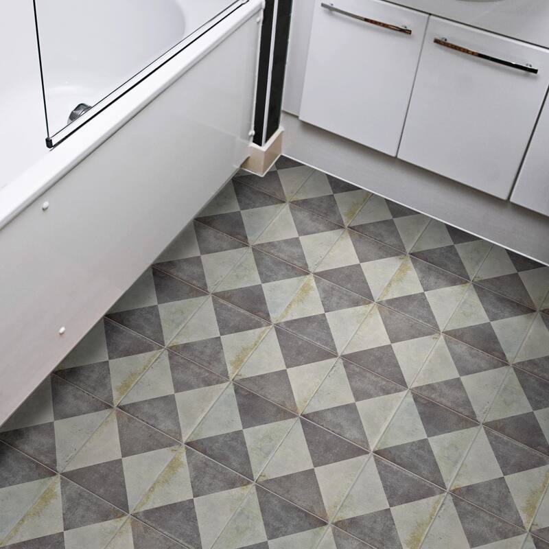 Merola Tile D'Anticatto Decor Triangoli 8-3/4" x 8-3/4" Porcelain Floor and Wall Tile