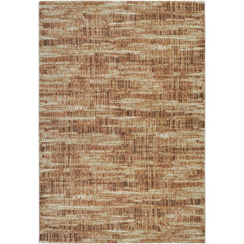 Couristan Easton Maynard Area Rug - 5'3" x 7'6" - Cream/Salmon