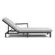 preview thumbnail 44 of 62, Benton Modern Aluminum Lounge Outdoor Double Chaise with Cushion - N/A