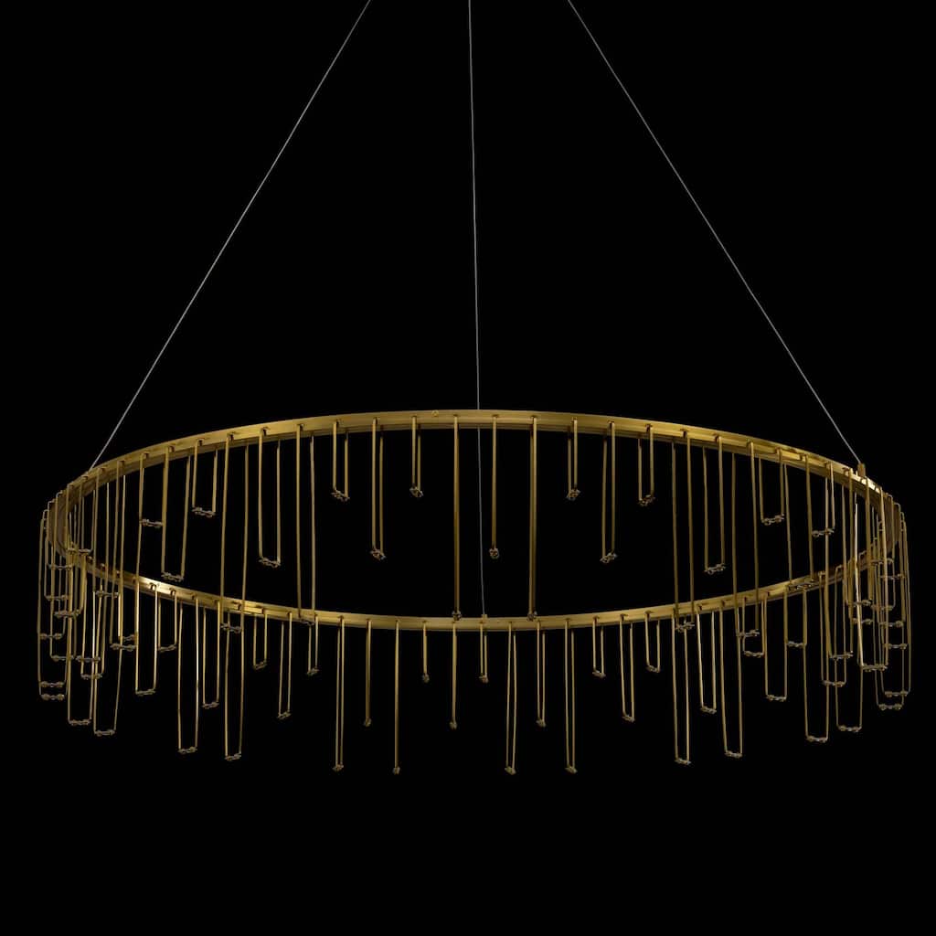 Golden Lighting 5461-39 Lucerna 40" Wide Ring Chandelier