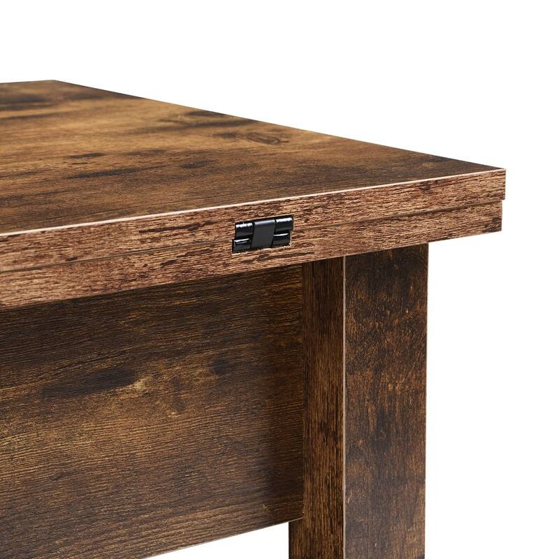 Living Room Wood Coffee Table with Lift Top,Modern Cocktail Table with Storage Shelves