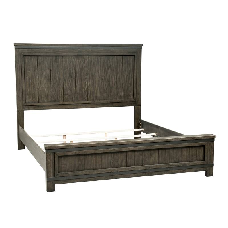 Liberty Furniture Thornwood Hills Panel Bed, Dresser & Mirror, Chest, Night Stand -California King, King or Queen