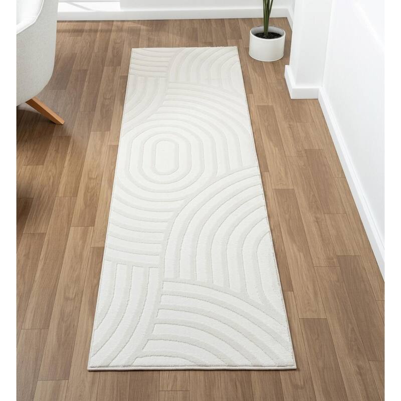 Luxe Weavers Geometric Area Rug for Living Rooms, Indoor Carpet with Medium Pile