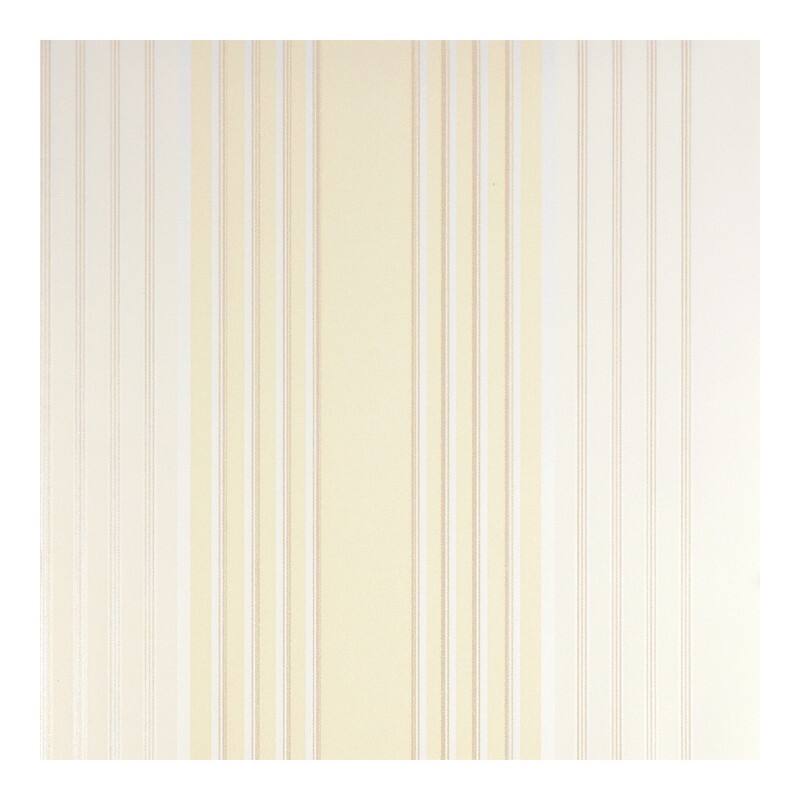 Advantage Vickie Light Yellow Stripe Wallpaper - 21 x 396 x 0.025