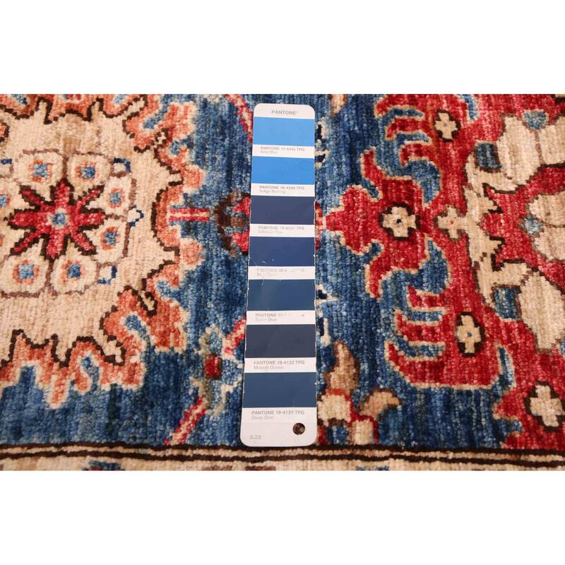 ECARPETGALLERY Hand-knotted Aryana Dark Blue Wool Rug - 9'2 x 12'0