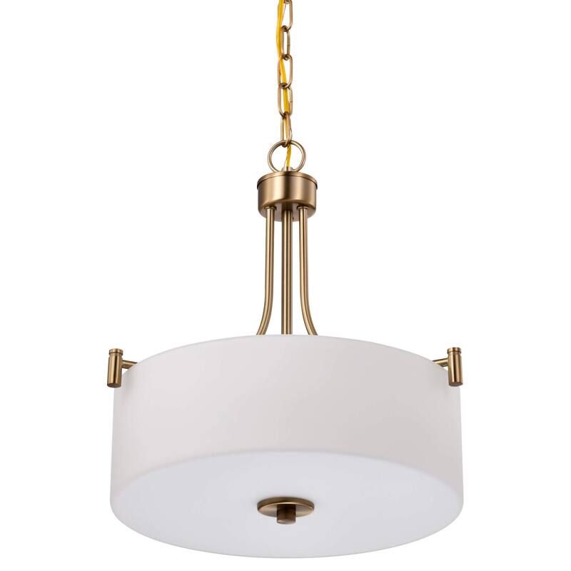 Nuvo Lighting 60/8204 Liam 3 Light 16" Wide Pendant - Burnished Brass