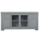 preview thumbnail 19 of 27, Rectangle TV Stand for TV up to 65in with 4 Doors