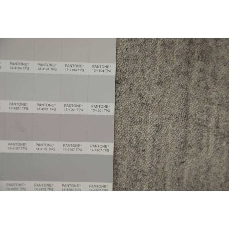 Hand Knotted Oriental 100% Wool Carpet Tribal Animal Pictorial Greys & Charcoal Gabbeh Area Rug - 7' 9'' X 5' 0''
