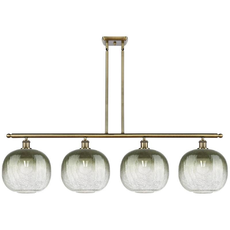 Innovations Lighting Endless Possibilities Ballston - Brookhaven Sphere - 4 Light 49" Stem Hung Island Light
