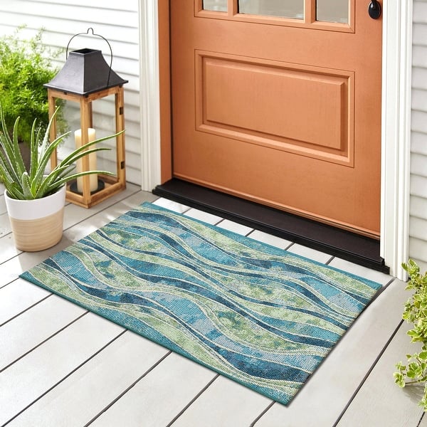 Liora Manne Esencia Wave Indoor/Outdoor Mat - 2' x 2'10"