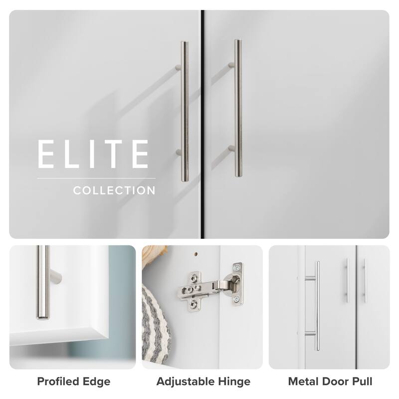 Prepac Elite Deep Storage Cabinet with Adjustable Shelves for Garage - 24" W x 65" H x 16" D