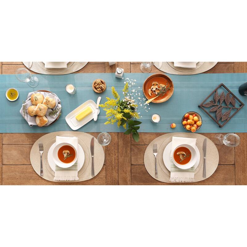 Oval Pp Woven Placemat (Set of 6) - Oval, 12x18"