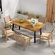 Option 7 Piece+Teak+ Brown+ Gray