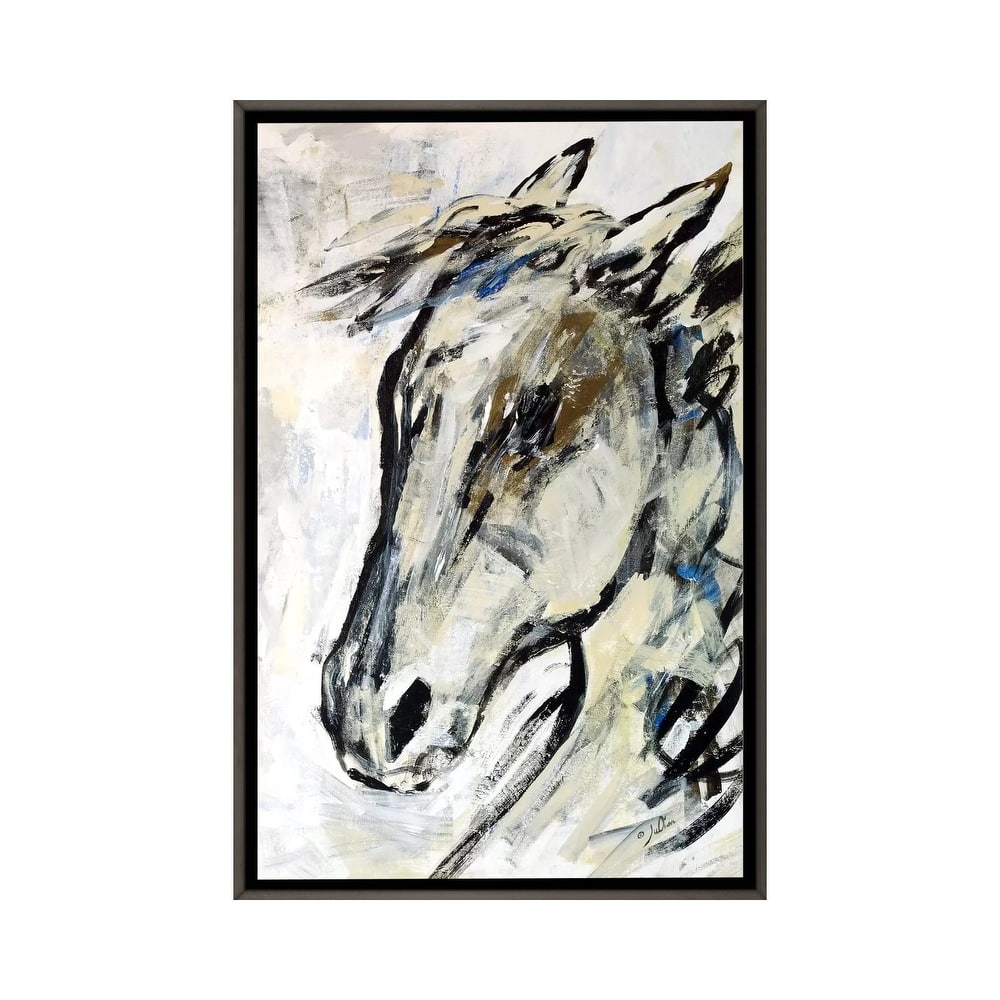 iCanvas "Picasso's Horse II" by Julian Spencer Framed