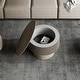 preview thumbnail 8 of 11, Solid Wood Veneered Modern Coffee Table with Storage