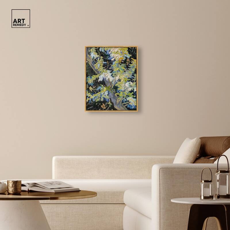 Blossoming Acacia Branches 1890 Canvas by Art Remedy
