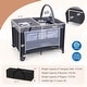 preview thumbnail 3 of 8, Gymax 3 in 1 Pack & Play w/ Toy Bar Diaper Changing Table w/ Safety